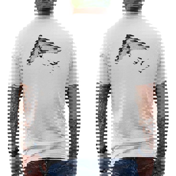 Ala Delta Ala Deltaolar Pilotoolar Aviar Camiseta Hombre Estampado Espalda
