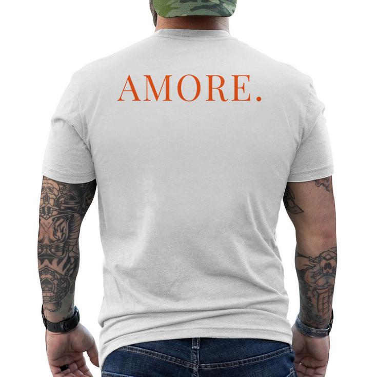 Amore Italian Culture T-Shirt mit Rückendruck