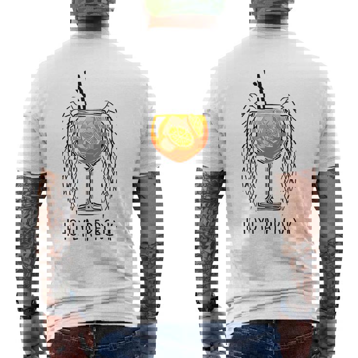Aperol Sagrado En AerosolEntilador Aperollin Fun Aperoli Ii Camiseta Hombre Estampado Espalda