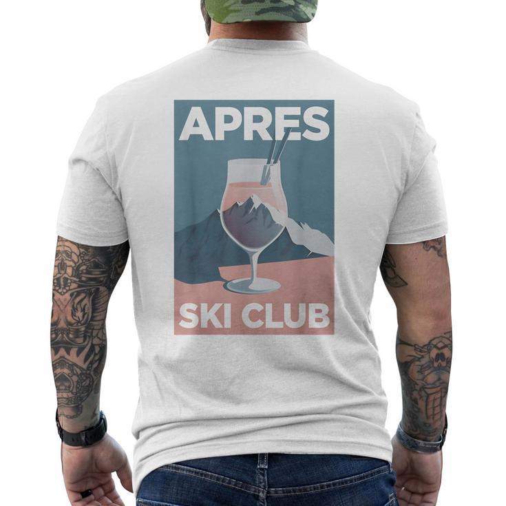 Après Ski Club X Aesthetic Skier Party Ski Outfit T-Shirt mit Rückendruck