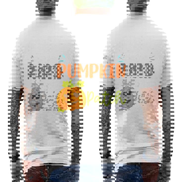 Auntie Of The Cutest Pumpkin In The Patch Halloween Pumpkins Men's T-shirt Back Print