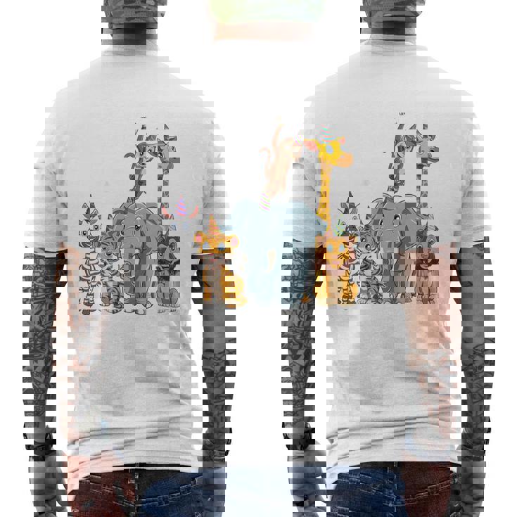 Bambino 1 Compleanno Bambini & Zoo Regalo Di 1 Anni T-shirt da uomo con stampa posteriore