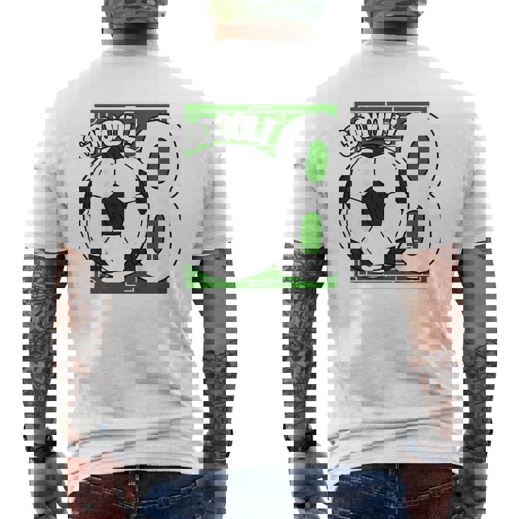 Bambino Gooool 8° Compleanno 8 Anni Di Calcio T-shirt da uomo con stampa posteriore