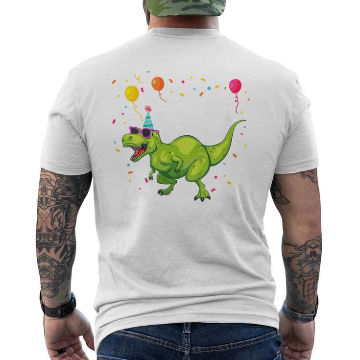 Children's Geburtstags 5 Jahre Junge Dinosaurier Dino Ich Bin 5 T-Shirt mit Rückendruck