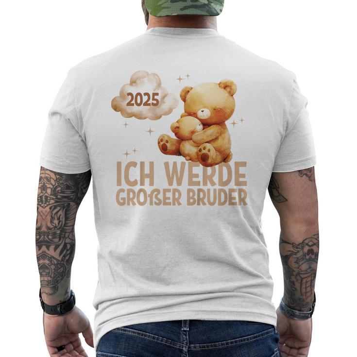 Children's Ich Werde Großer Bruder 2025 Bär Zwei Bären T-Shirt mit Rückendruck