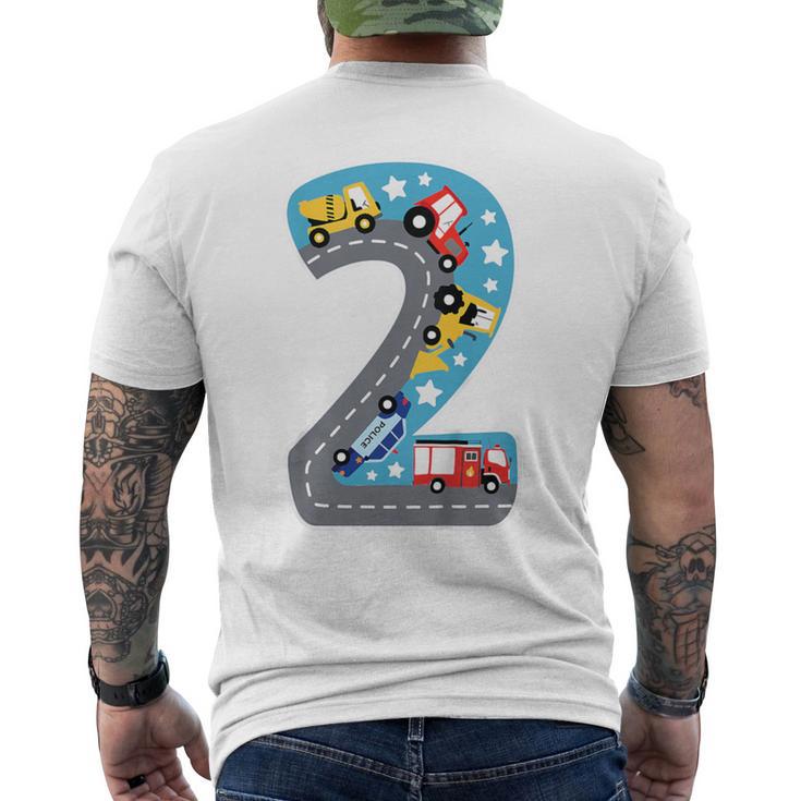 Children's Kinder 2 Geburtstag Junge 2 Jahre T-Shirt mit Rückendruck