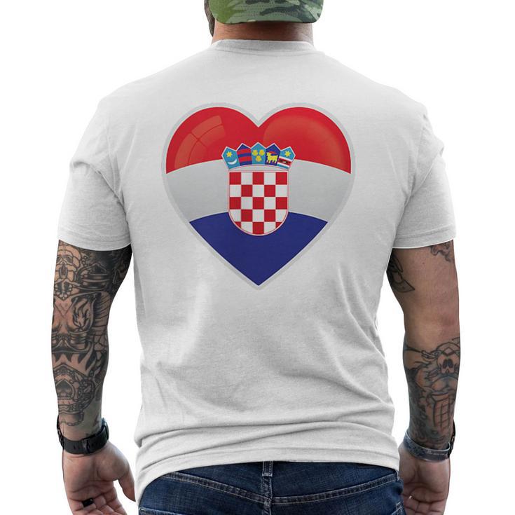 Croatia Flag Croatia Children's Croatia Hrvatska T-Shirt mit Rückendruck