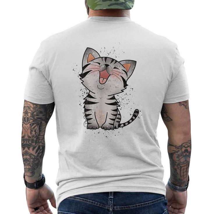 Cute Kitten Cat Lovers T-Shirt mit Rückendruck