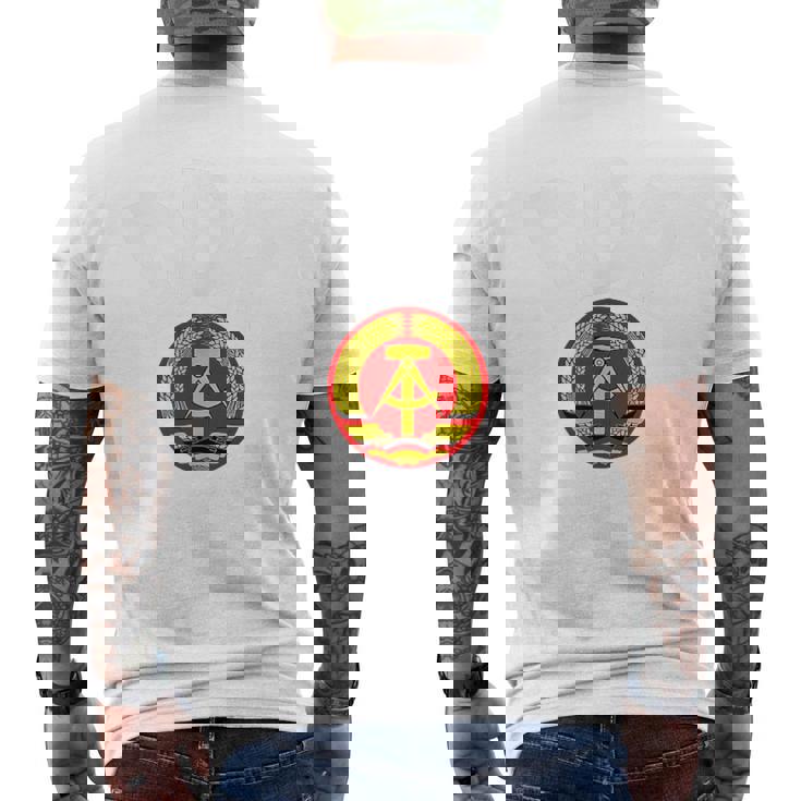 Ddr Alemania Este Rda 1974 Fútbol Retrointage Camiseta Hombre Estampado Espalda