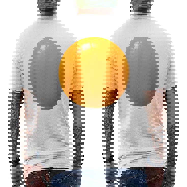 Deviled Egg Yolk Easy Lazy Diy Costume For Halloween Party Men's T-shirt Back Print