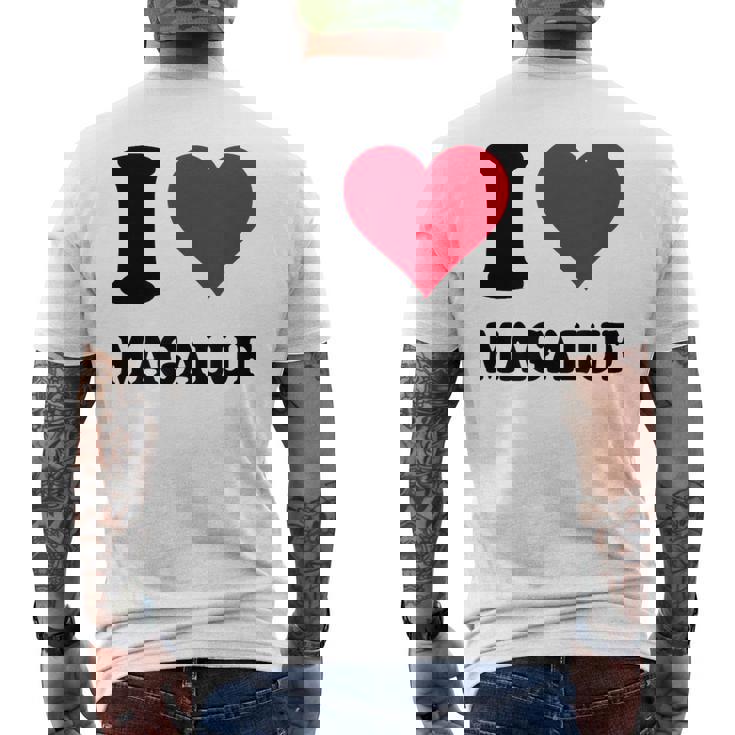 Me Encanta Magaluf Camiseta Hombre Estampado Espalda