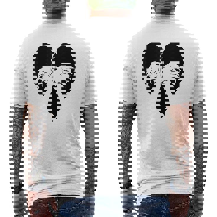 Esposas Corazón Bdsm Bondage Camiseta Hombre Estampado Espalda