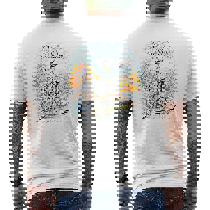 Europa Paesi Bassi Olanda Amsterdamacation Souvenir T-shirt da uomo con stampa posteriore