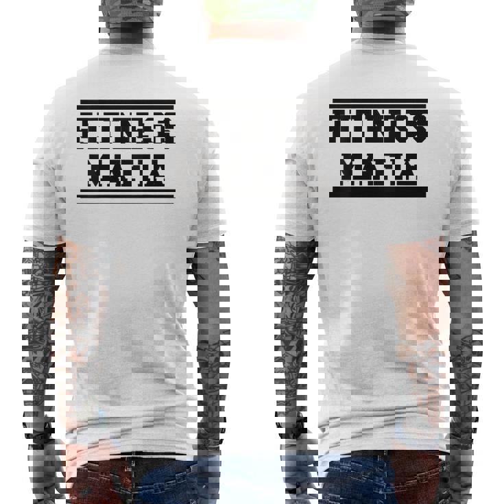 Fitness Mafia Modo Fitness Dedicado Gimnasio Camiseta Hombre Estampado Espalda