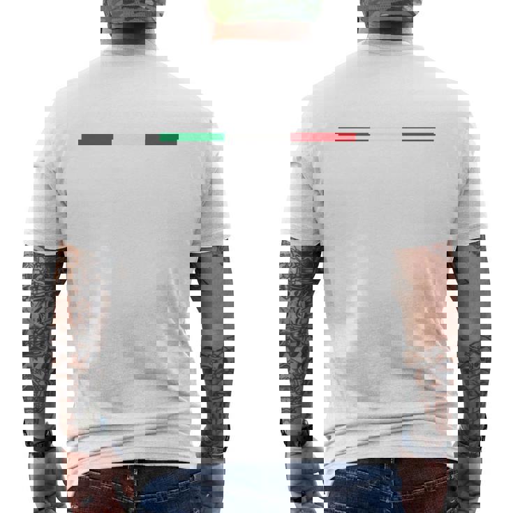 Foggia Città Italiana Bandiera Italia Maglia A Manica T-shirt da uomo con stampa posteriore