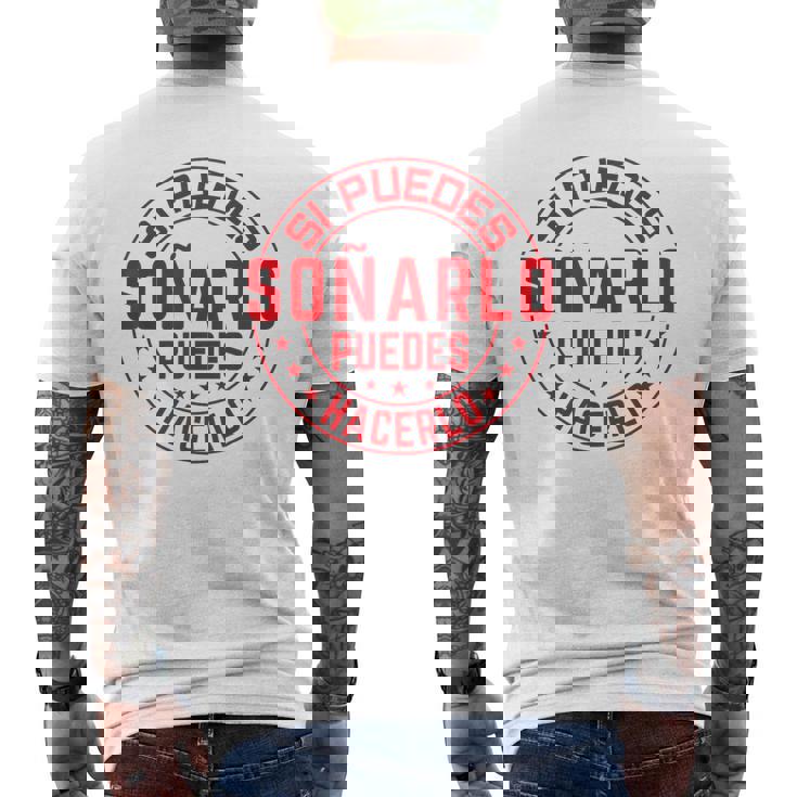 Frase Motivadora Si Puedes Soñarlo Puedes Hacerlo Camiseta Hombre Estampado Espalda