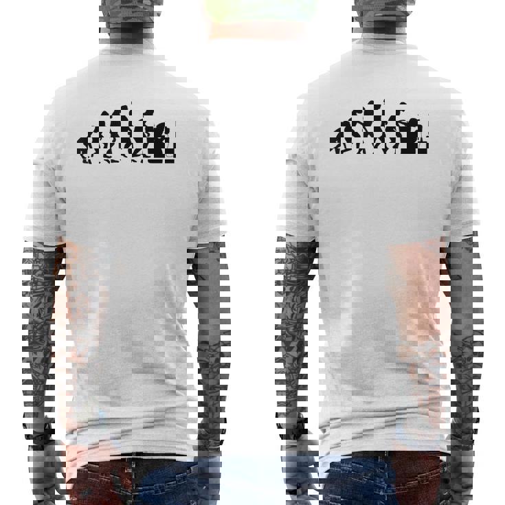 Gamer Pc Console Di Giocoideogiochi Retro Evoluzione Gamer T-shirt da uomo con stampa posteriore