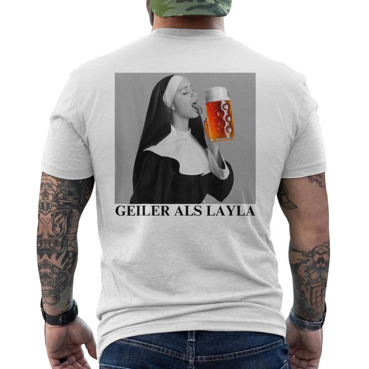 Geiler Als Layla Gray T-Shirt mit Rückendruck