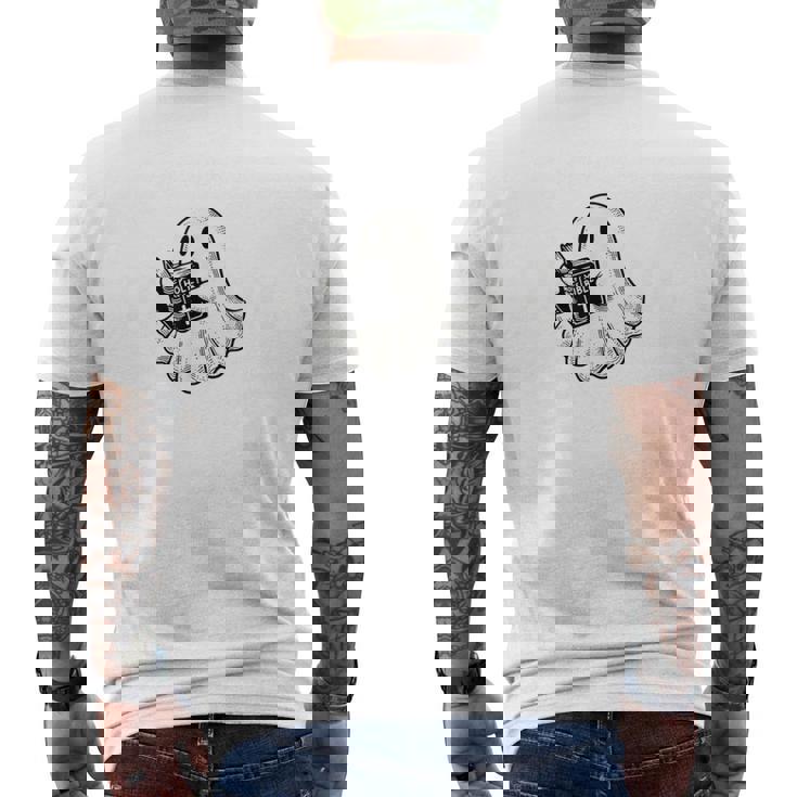 The Only Ghost I Know Is The Holy Ghost Boo Bible Men's T-shirt Back Print