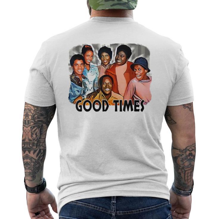 Good Times Retro 70S 1974 Men's T-shirt Back Print - Seseable