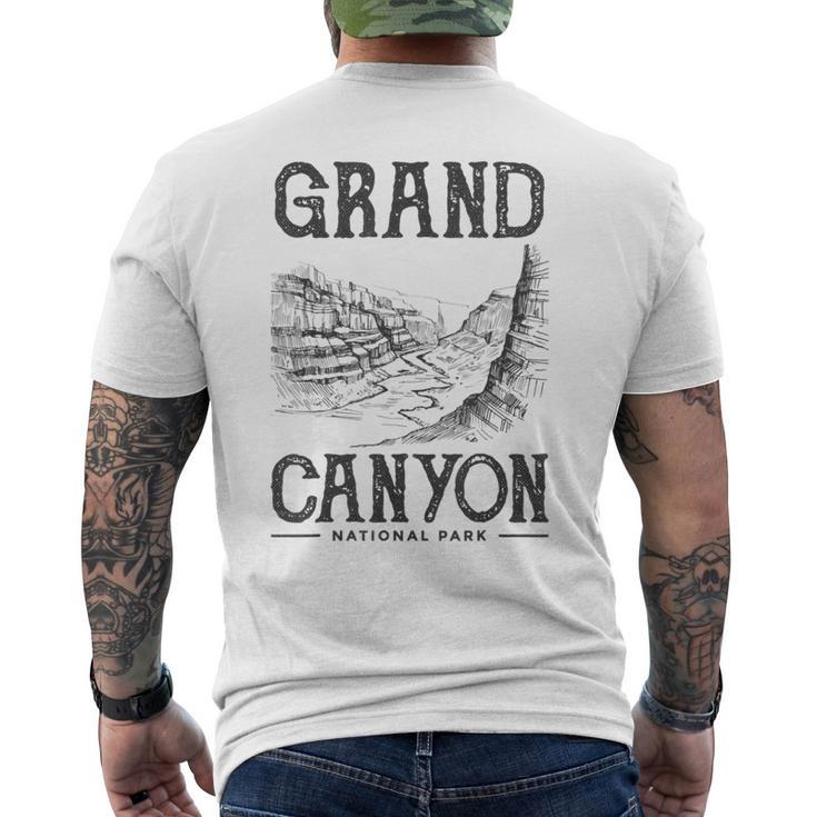 Grand Canyon Npintage Souvenir Gray T-Shirt mit Rückendruck