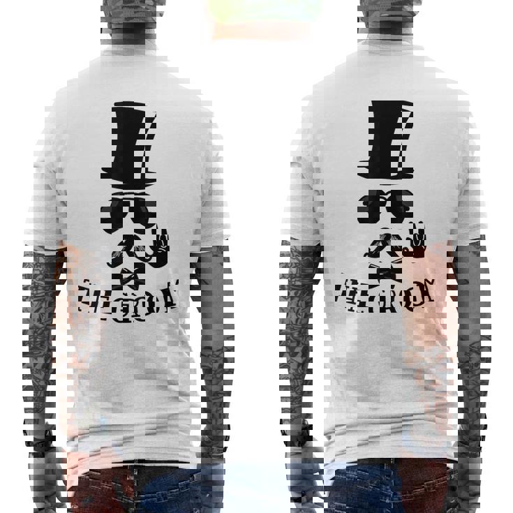 The Groom Bachelor Party Groomsmen T-shirt da uomo con stampa posteriore