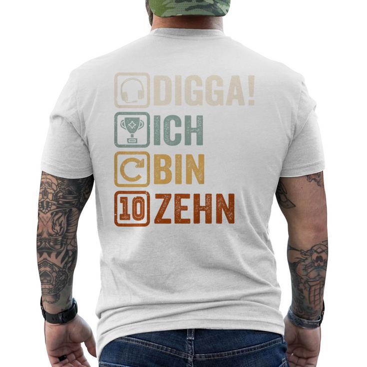 Ich Bin 10 Jahre 10 Jahre 10Th Birthday T-Shirt mit Rückendruck