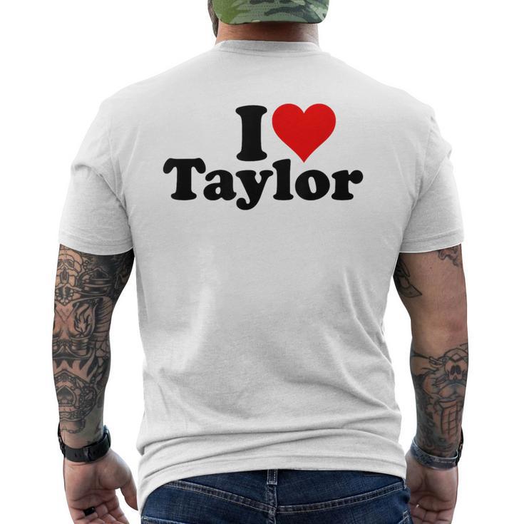 Ich Liebe Taylor T-Shirt mit Rückendruck