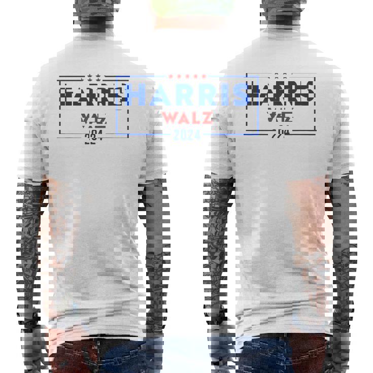 Kamala Harris Tim Walz 2024 Harris Walz 2024 Camiseta Hombre Estampado Espalda