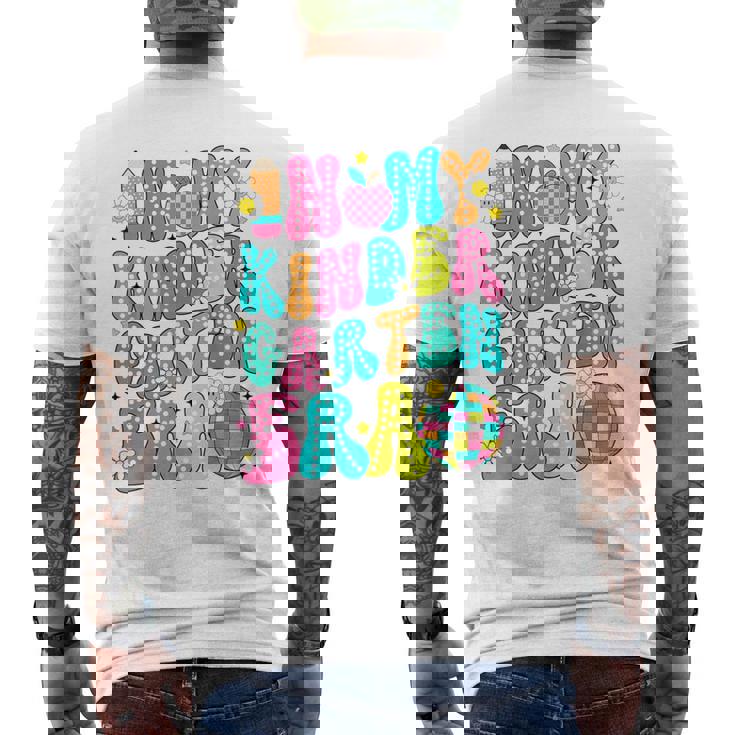 In My Kindergarten Era First Day Of School Back To School Men's T-shirt Back Print