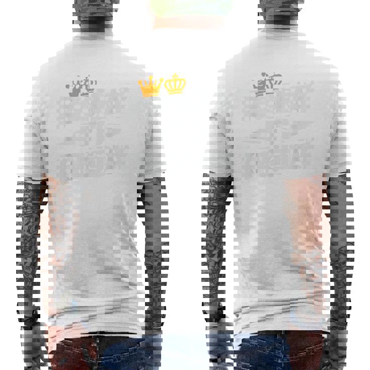 Kings Day Paesi Bassi Olanda Kingsday Koningsdag T-shirt da uomo con stampa posteriore