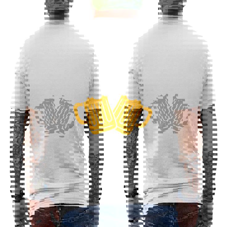 La Cerveza Forjó Este Cuerpo Amantes De Cerveza Manga Larga Camiseta Hombre Estampado Espalda