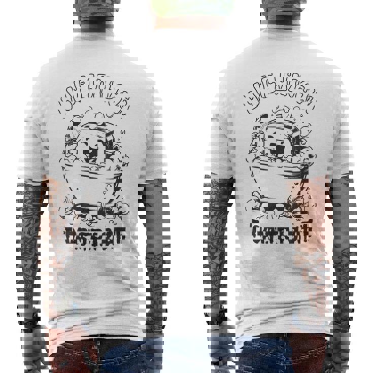 Live Laugh Toaster Bath Vintage Toaster Men's T-shirt Back Print