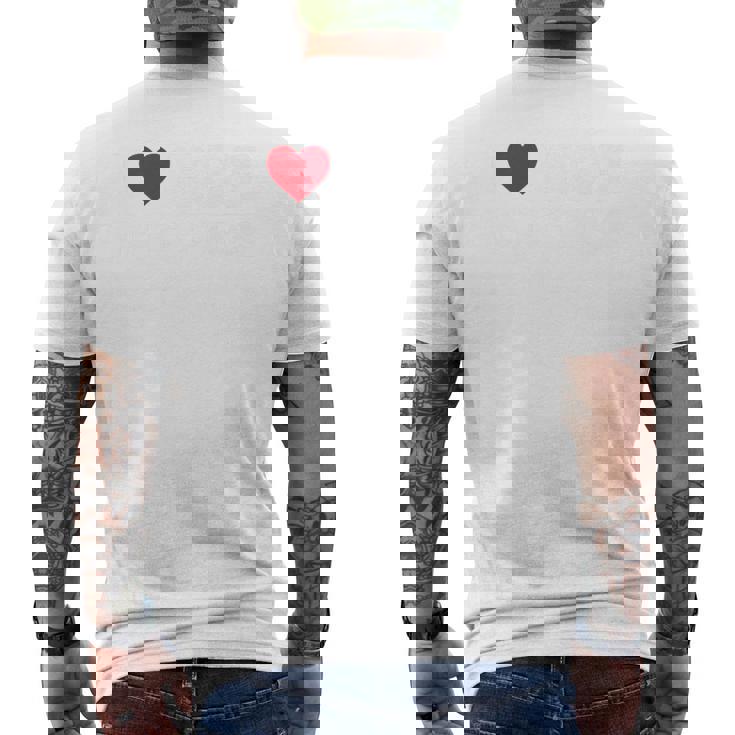 I Love Hot Bitches I Heart Hot Bitches Men's T-shirt Back Print