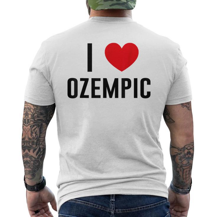 I Love Ozempic I Love Ozempic T-Shirt mit Rückendruck