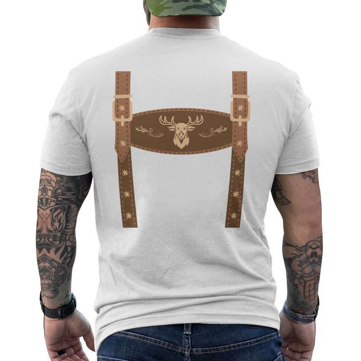 Mei Lederhosn Is In Da Wäsch Lederhosen Replacement Lederhosen T-Shirt mit Rückendruck