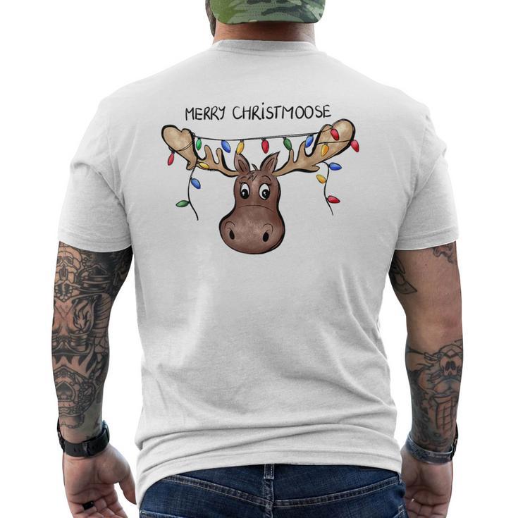 【美品】Bless n° holiday tシャツ　gadid anoniem Merry Kissmyass Christmas Cat Tangled In Lights Men's T-shirt Back