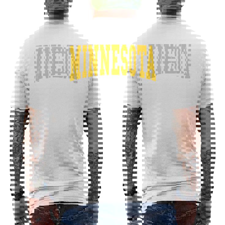Minnesota Throwback Classic Men's T-shirt Back Print