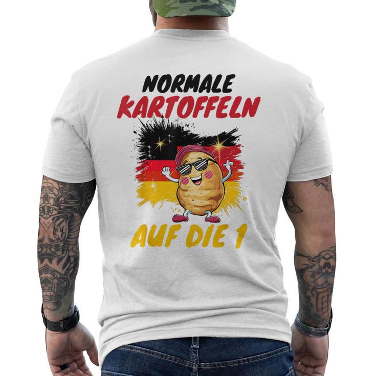 Normale Kartoffeln Auf Die 1 Meme T-Shirt mit Rückendruck