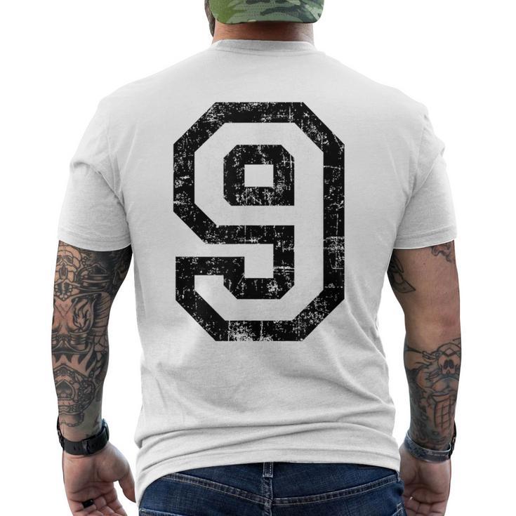 Number 9Intage T-Shirt mit Rückendruck