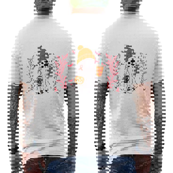 In October We Wear Red For Red Ribbon Week Awareness Men's T-shirt Back Print