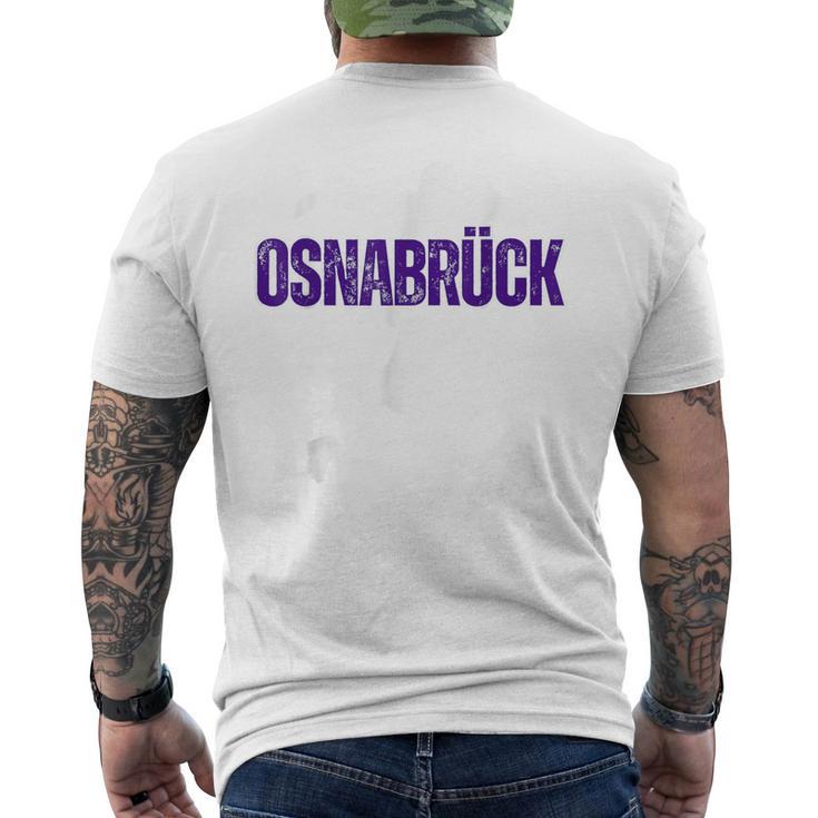 Osnabrück Football Fan Purple Purple T-Shirt mit Rückendruck