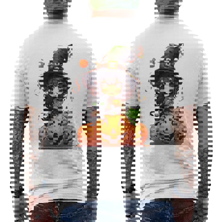 Per Bambini E Bambine Con Gatto Nero Strega Maglia A Manica T-shirt da uomo con stampa posteriore
