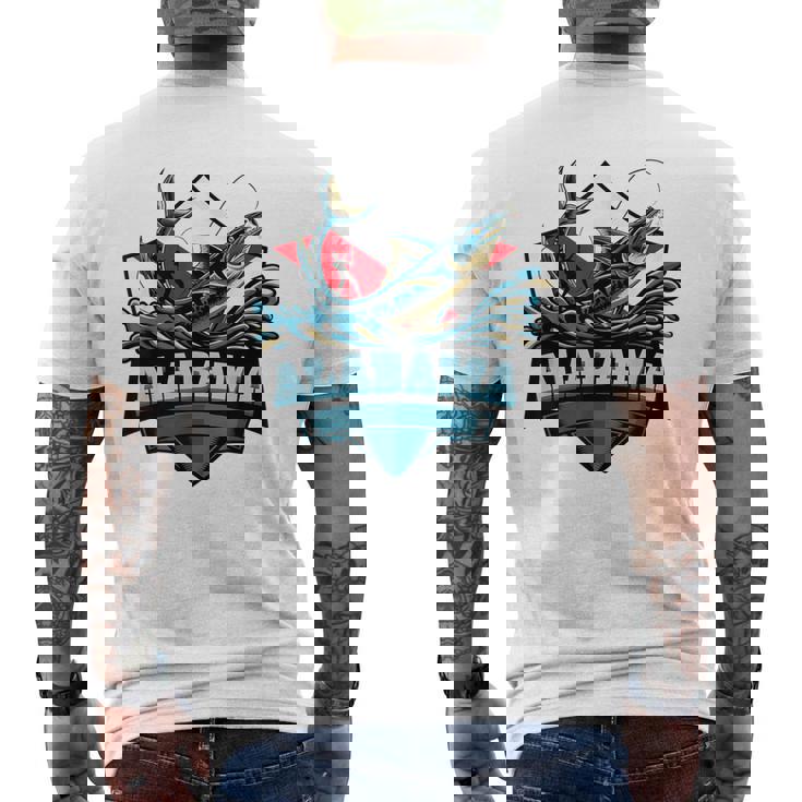 Pesca En Alabama Pesca Alabama Camiseta Hombre Estampado Espalda
