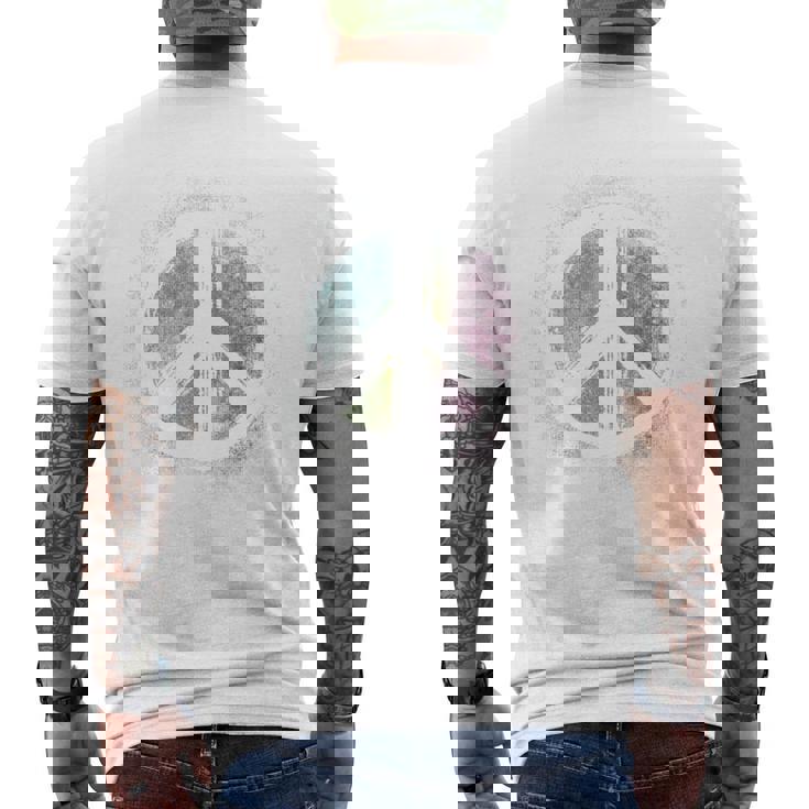 Retro T Peace Peacesymbol Custodia Per Cellulare Con Simbolo Della Pace Maglia A Manica T-shirt da uomo con stampa posteriore
