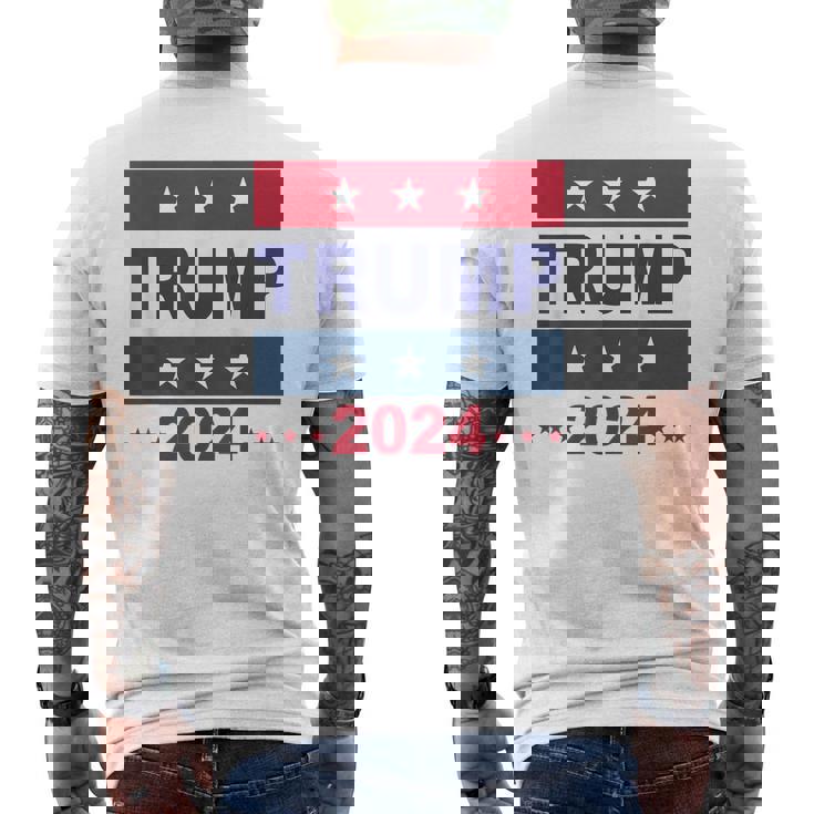 S Trump 2024 Elecciones Estadounidenses Estados Unidos Regresa A Las Elecciones Camiseta Hombre Estampado Espalda