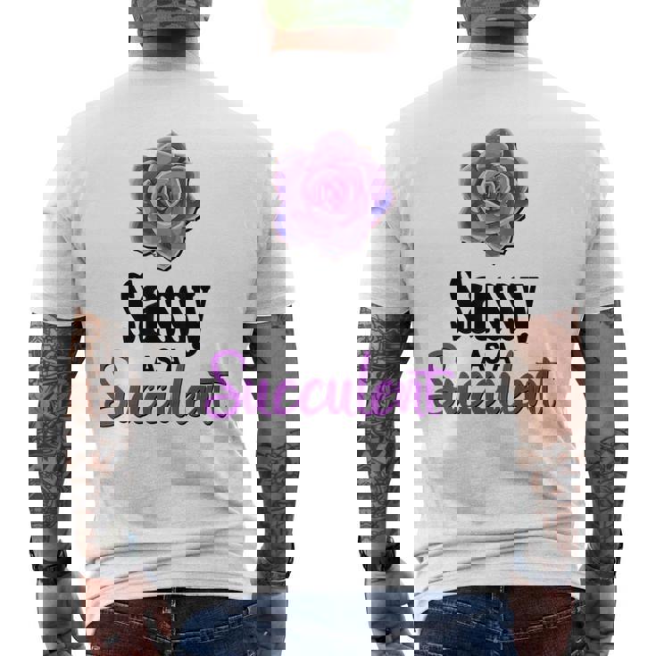 Sassy As A Succulent Purple Echeveria Plant Lovers Sweatshirt