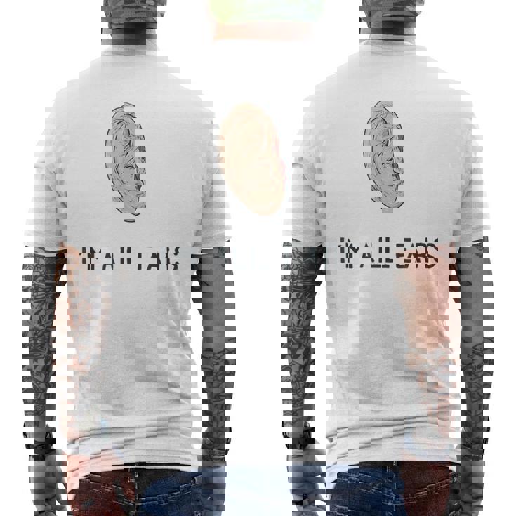 Sono Tutte Le Orecchie Per Un Amante Dell'artean Gogh T-shirt da uomo con stampa posteriore