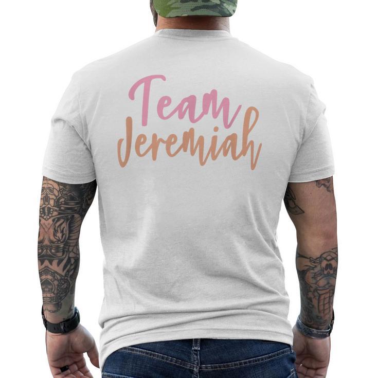 Team Jeremiah T-Shirt mit Rückendruck