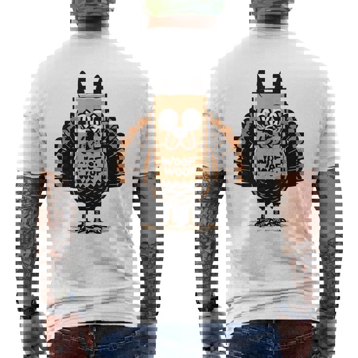 Thanksgiving Turkey Disguised As A Dog Men's T-shirt Back Print